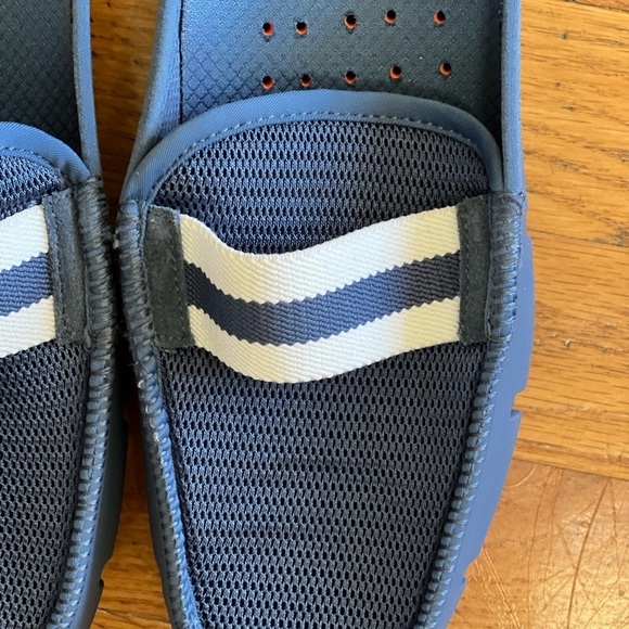 SWIMs men’s slides blue size 7 NEW with white and blue strip strap main image 2